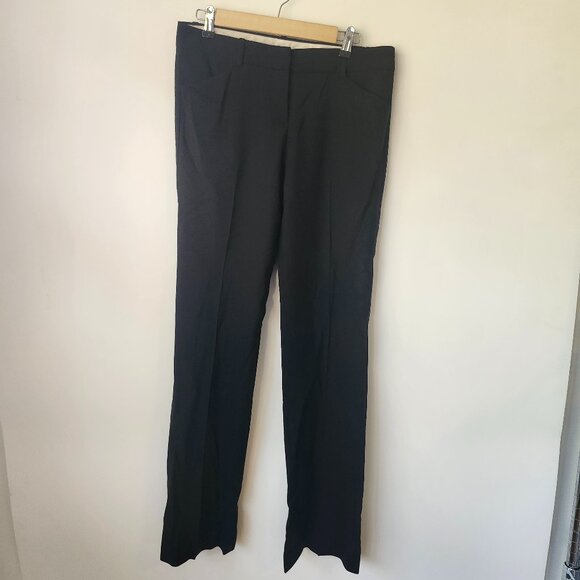Theory Max C Polished Wool Suit Pants Size 6 - Picture 1 of 5